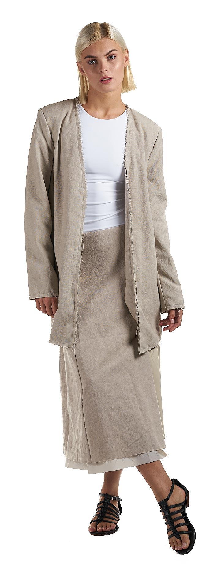 DANIELE BASTA LEATHER AND SILVER JACKET 